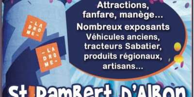 Foire de la Saint Blaise 2025 à Saint-Rambert-d'Albon