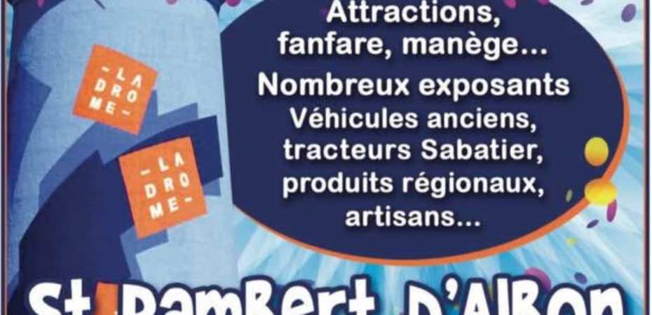 Foire de la Saint Blaise 2025 à Saint-Rambert-d'Albon