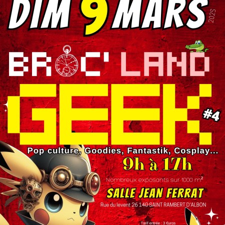 Le rendez-vous incontournable des passionnés de pop culture, jeux, fantasy, cosplay et goodies revient pour sa 4ᵉ édition !