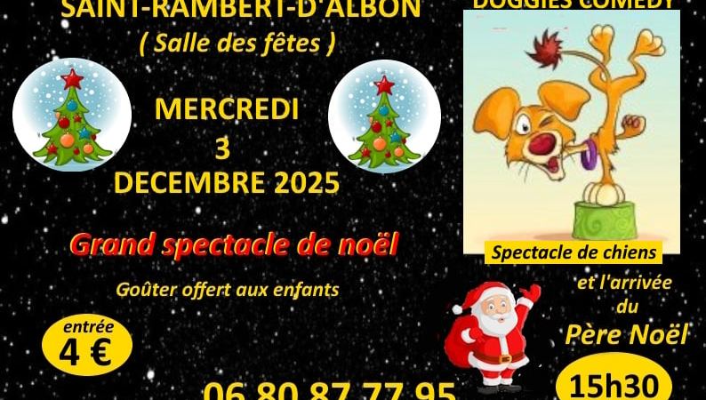 Le Comité des Fêtes de Saint-Rambert-d'Albon prépare un événement enchanteur pour célébrer les fêtes de fin d'année en famille. Le mercredi 3 décembre 2025, la Salle des Fêtes se transformera en théâtre magique pour accueillir le Grand Spectacle de Noël, une animation exceptionnelle qui promet de faire briller les yeux des petits comme des grands.