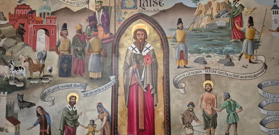 Découvrez l’histoire religieuse de la Toussaint à Saint-Rambert-d’Albon, entre Saint Rambert (patron de la commune) et Saint Blaise (protecteur de l’église), ainsi que les traditions chrétiennes et le patrimoine spirituel local.