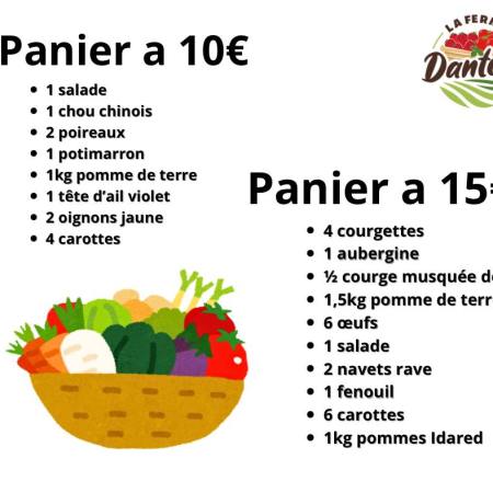 Paniers de légumes frais à 10€ à Saint-Rambert-d'Albon. Circuit court authentique, économie locale, récolte du jour. Réservez au 06 38 48 13 21 !