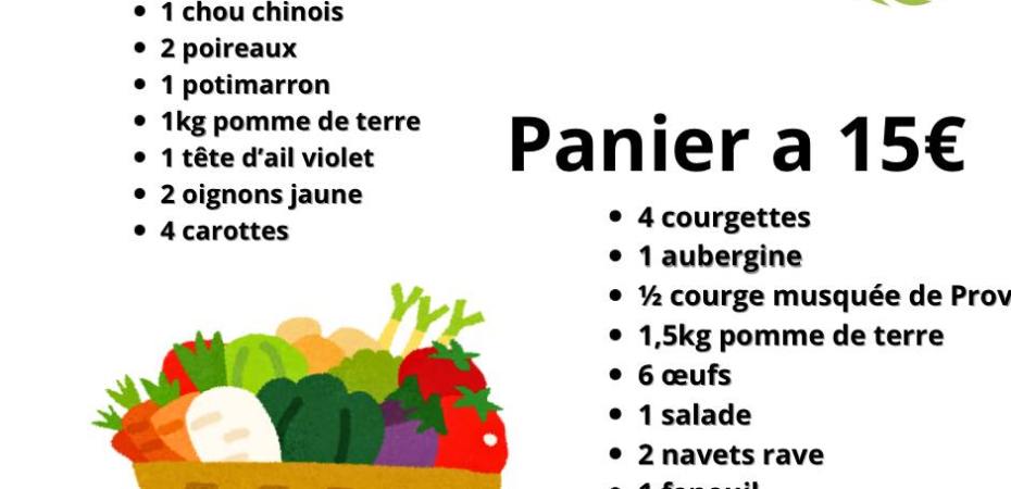 Paniers de légumes frais à 10€ à Saint-Rambert-d'Albon. Circuit court authentique, économie locale, récolte du jour. Réservez au 06 38 48 13 21 !