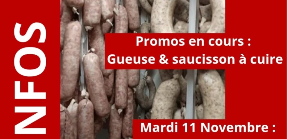 À Saint-Rambert-d’Albon, la Boucherie Roche fête le 11 novembre 2025 avec des promos irrésistibles : gueuse drômoise à 6,90 €/kg (au lieu de 11,90 €) et saucisson à cuire à 8,90 €/kg (au lieu de 13,90 €). Ouverture exceptionnelle de 8h à 12h pour vos achats fériés. Lancée en 2024, cette boucherie artisanale mise sur des produits locaux et un savoir-faire traditionnel. Idéal pour des repas commémoratifs authentiques, ces offres allient qualité, économie et soutien à l’artisanat drômois. Stocks limités – foncez au 31 Av. Lucien Steinberg ou appelez le 04 75 23 64 69 !