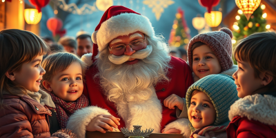 Découvrez où voir le Père Noël à Saint-Rambert-d’Albon en décembre 2025 ! Spectacle magique, rencontre avec le Père Noël, goûter offert et parking gratuit. Réservez vite pour un après-midi féerique en famille.