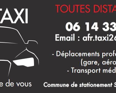 AFR TAXI : Une Solution de Mobilité Certifiée au Service de Saint-Rambert-d'Albon