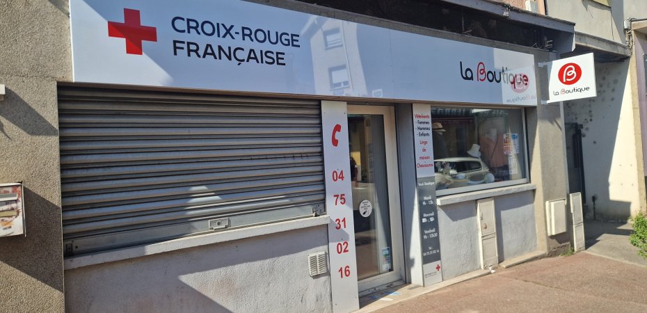 Vestiboutique Croix-Rouge à Saint-Rambert-d'Albon : solidarité locale