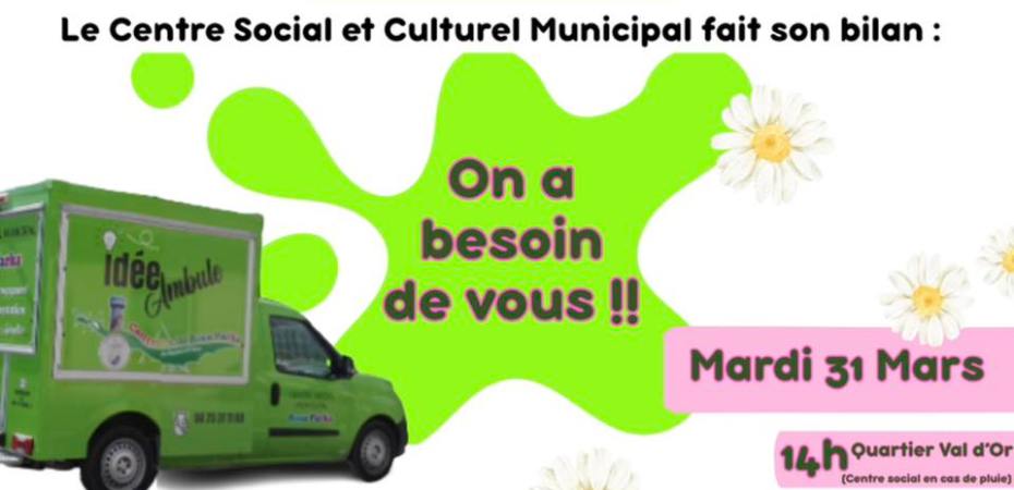 Centre Social Rosa Parks : réunion publique le mardi 31 mars 2026