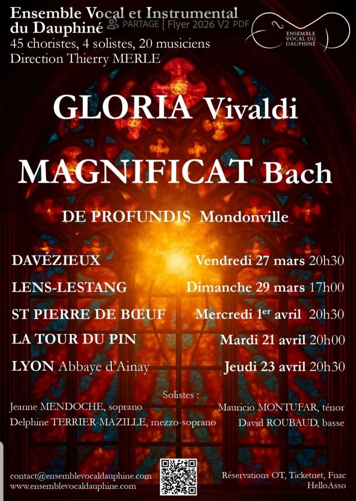 Concert exceptionnel le 29 mars à Lens Lestang