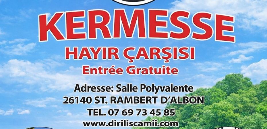 Kermesse DITIB Diriliş Camii à Saint-Rambert-d'Albon – 9 et 10 mai 2026
