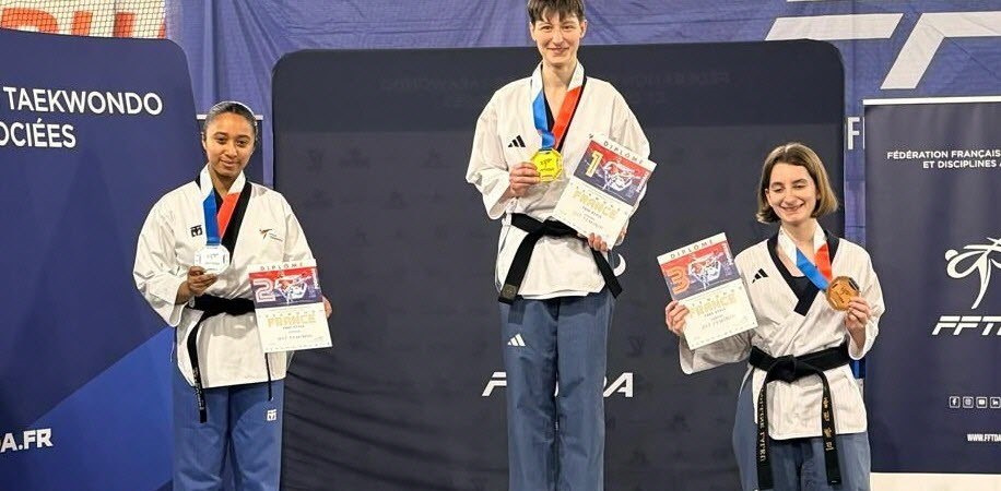 Championnat de France de Taekwondo : Valentine Folacher, ceinture noire, offre l'or au Club Taekwondo Rambertois
