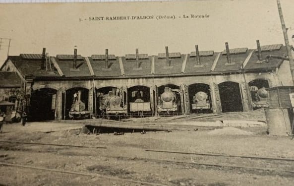 La rotonde : cœur vapeur du nœud rambertois