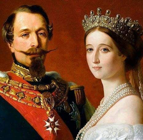 1860 : Napoléon III et Eugénie montent à bord