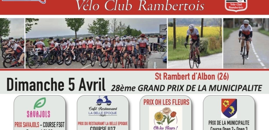 28e Grand Prix de la Municipalité cycliste — Dimanche 5 avril 2026