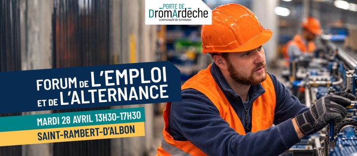 Forum Emploi et Alternance Saint-Rambert-d'Albon le 28 avril 2026