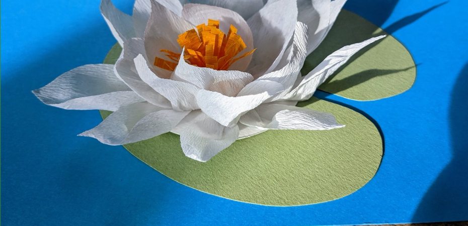 Atelier créatif Nénuphar 3D — médiathèque, 14 avril 2026