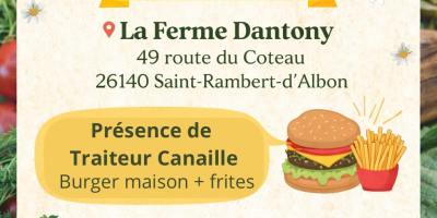 Marché de producteurs & artisans à Saint-Rambert-d'Albon — 2 mai, Ferme Dantony
