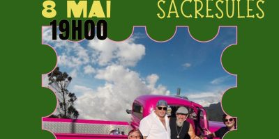 Concert des Sacrésules au Casa Toto ce vendredi 8 mai 2026 à 19h00 à Saint-Rambert-d’Albon. Ambiance festive, terrasse, pizzas et planches. Réservation au 06 10 71 21 17 ou sur casatoto.fr.